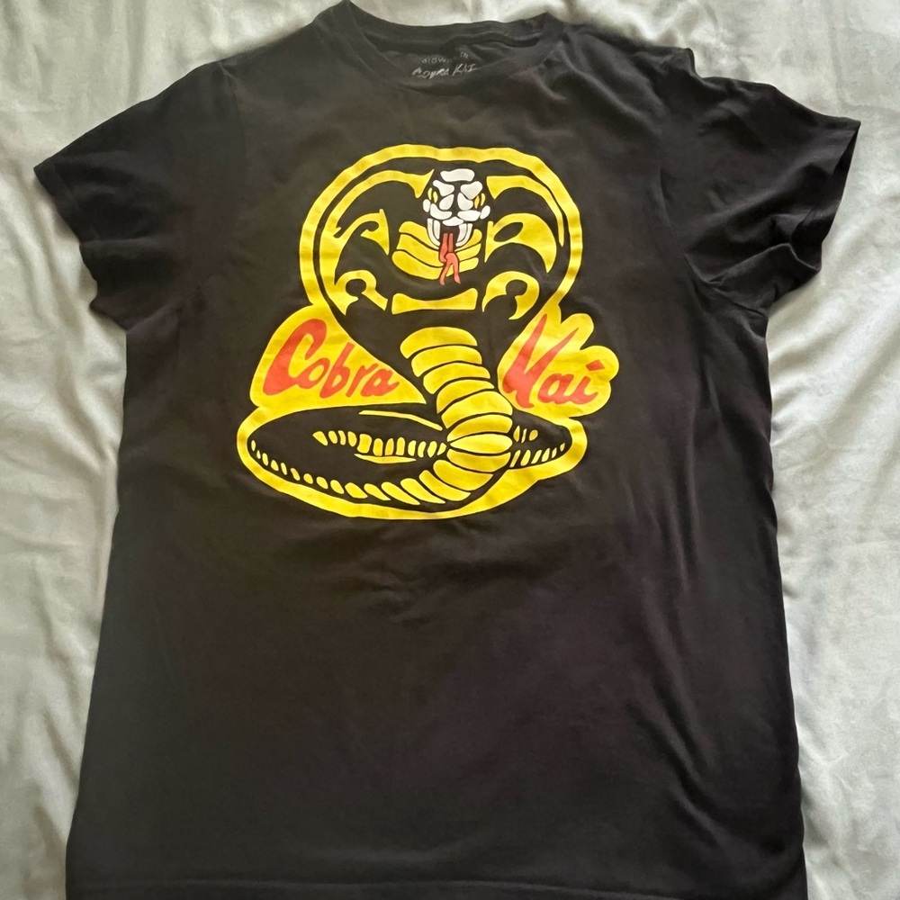 Cobra Kai Black and Yellow Reptile T-Shirt